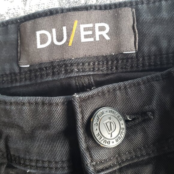 DU/ER Blue Black High Quality Performance Work Jeans Pants Stretchy w Vents - Picture 4 of 9